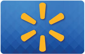 Walmart card showing the company's logo