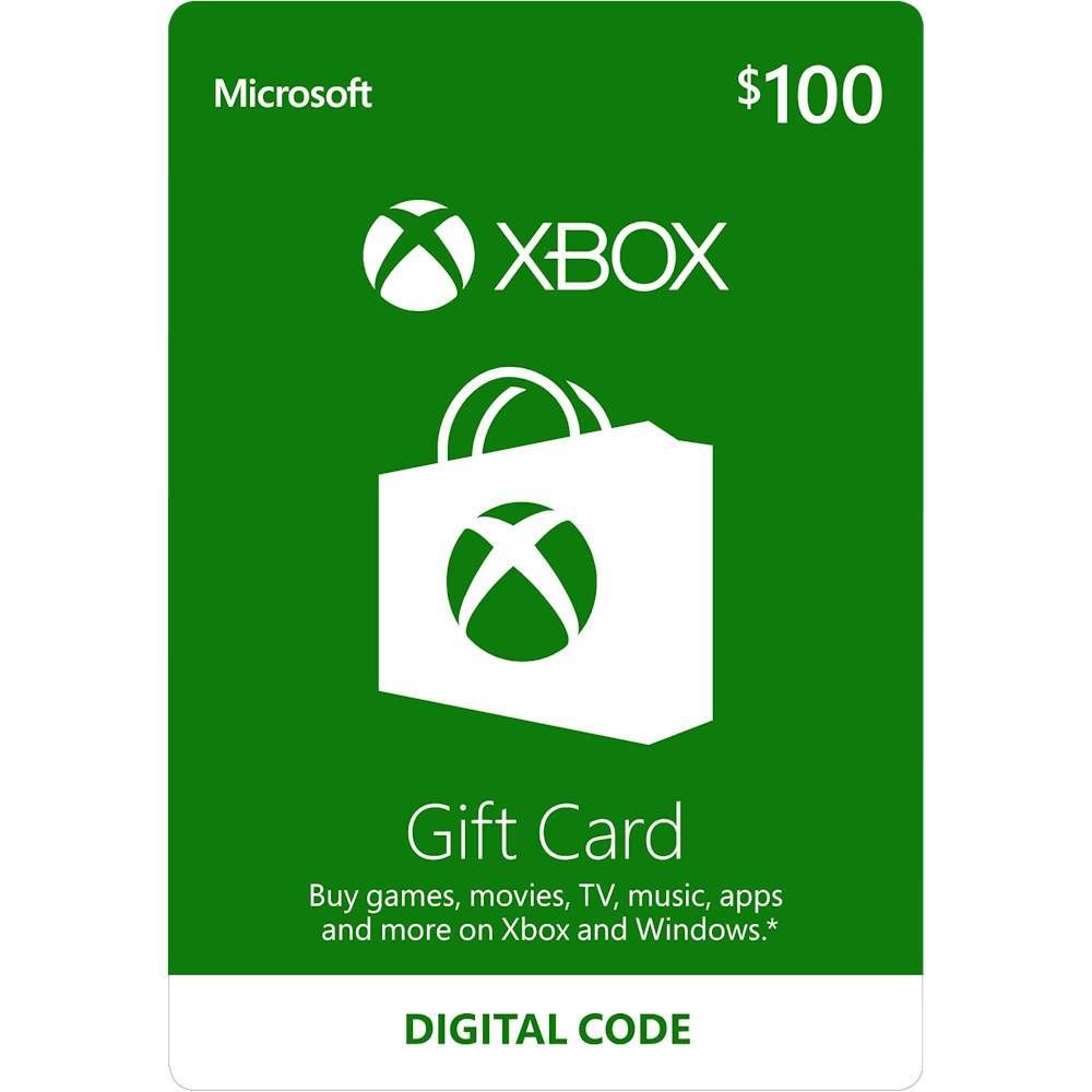 Digital Xbox gift card