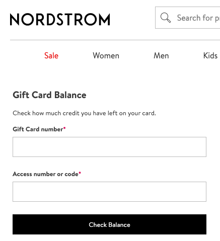 Nordstrom check balance