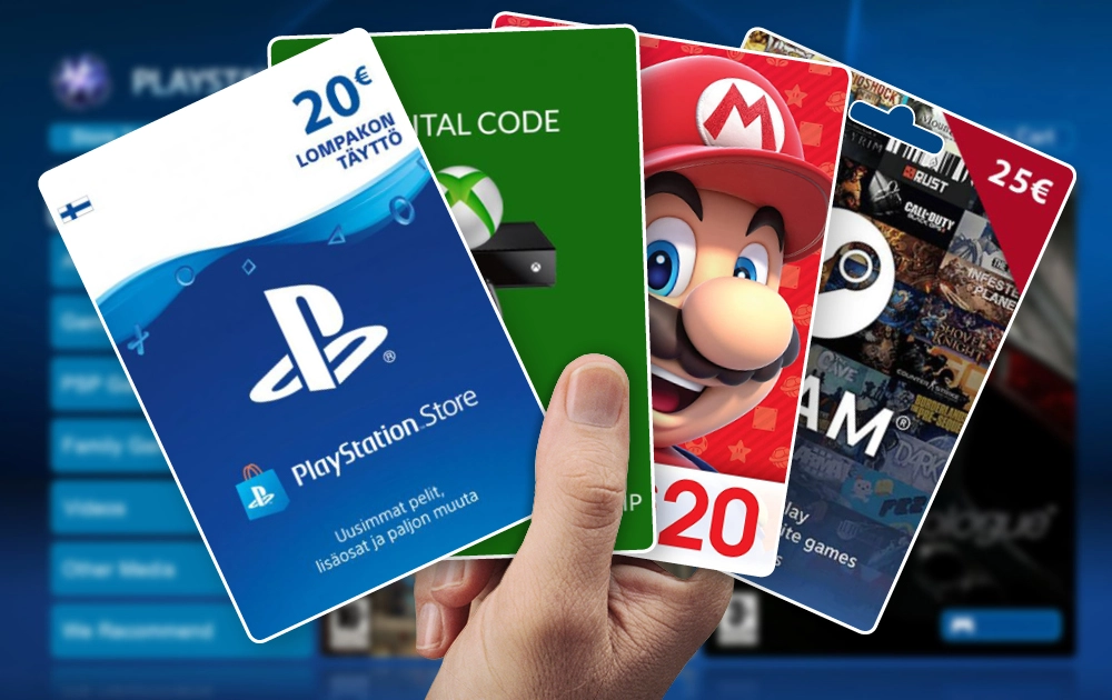 gaming gift cards