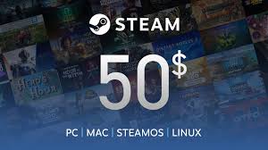 $50 Steam gift card