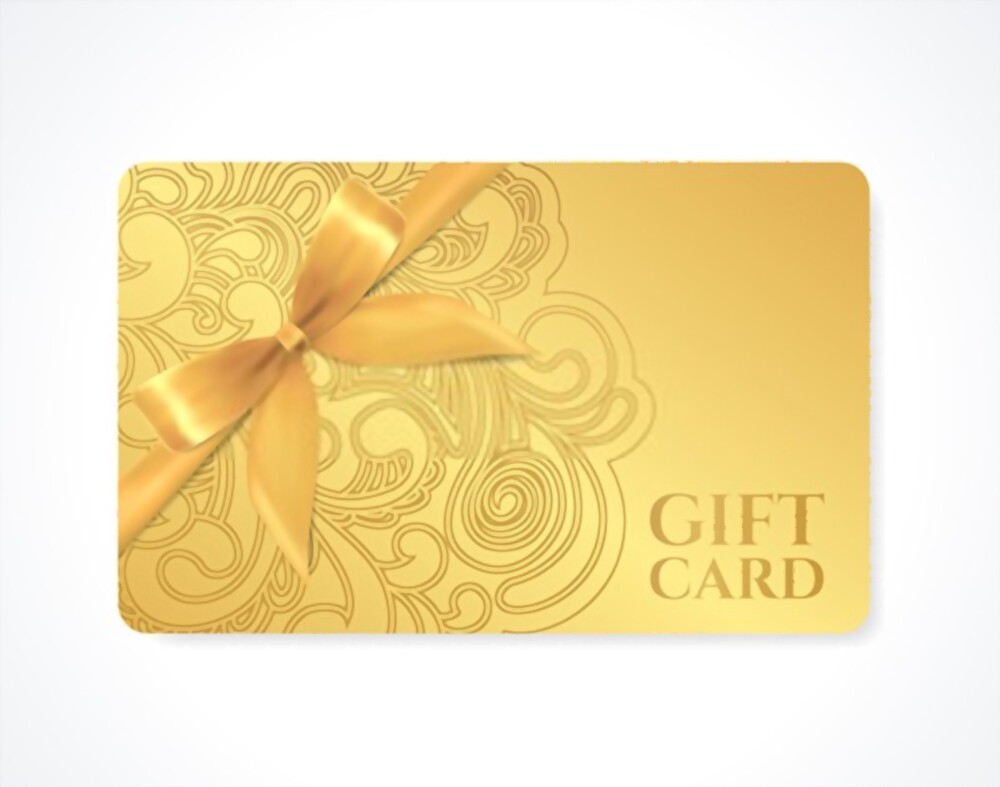 brown gift card