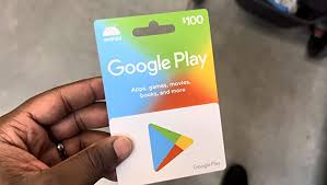 Physical Google Play gift card