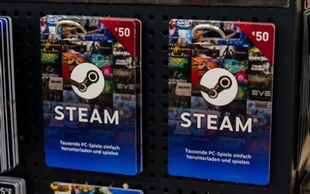 2  50 Euro Steam gift cards