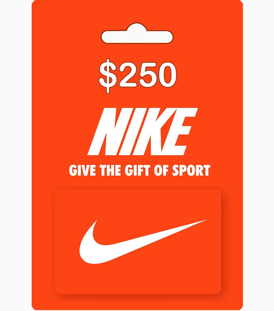 Nike gift card redeem sale