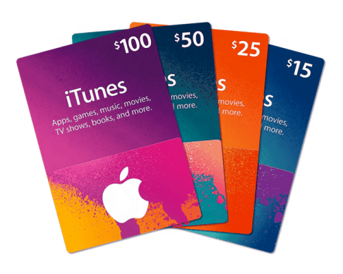 iTunes gift card 