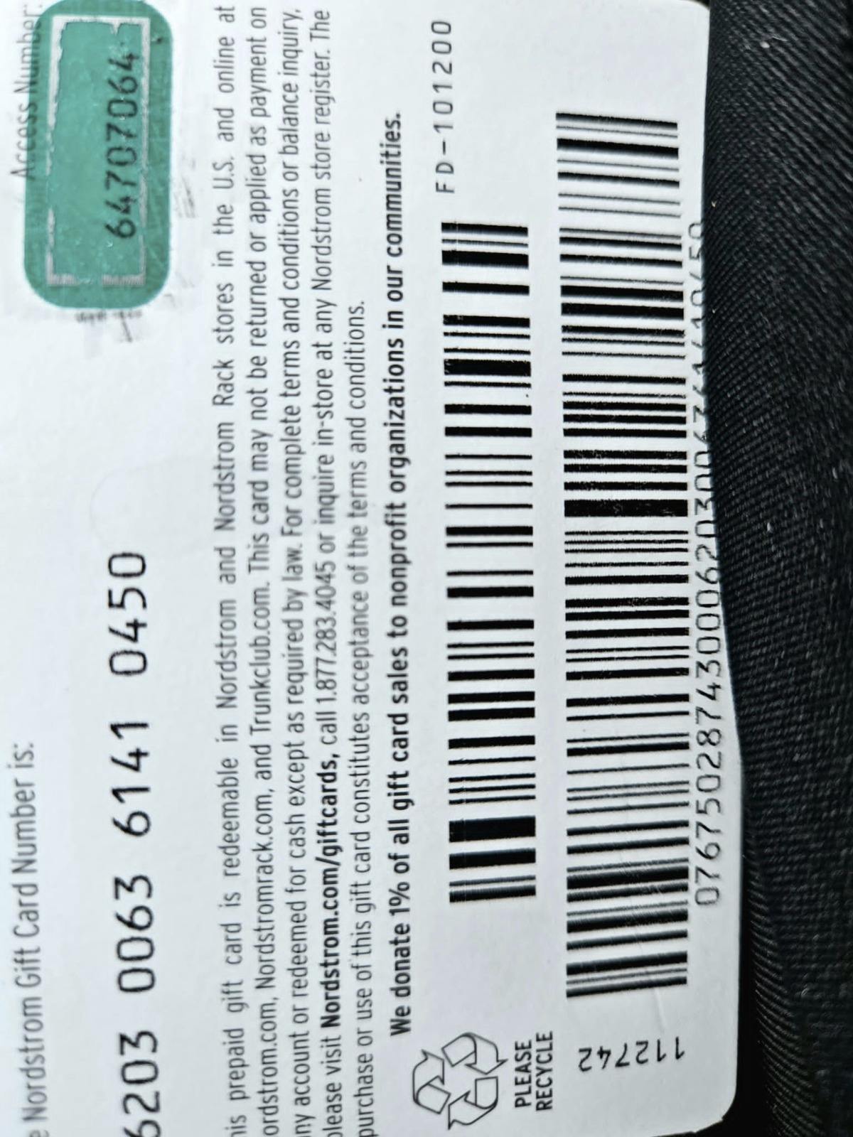 Different Pictures Of Nordstrom Gift Card And How To Identify Them - Nosh