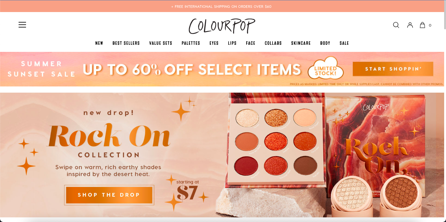 Colourpop online store