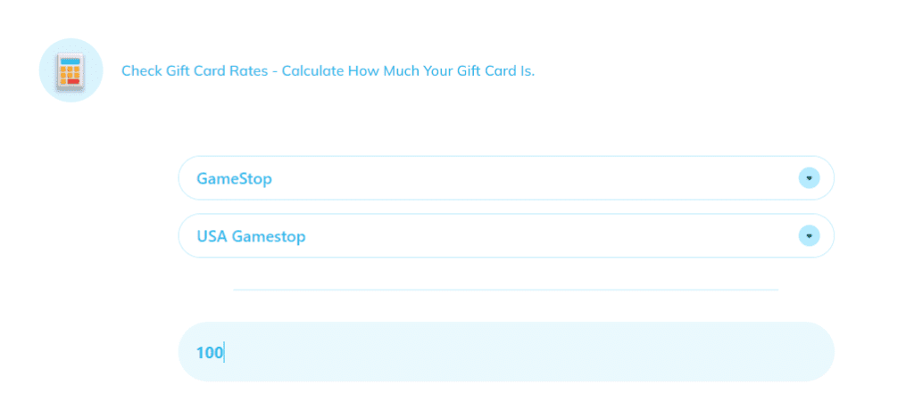Check Gift Card Rate
