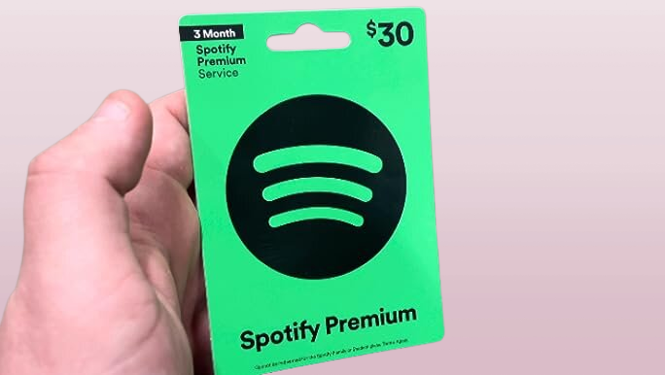 Redeeming Spotify Gift Card