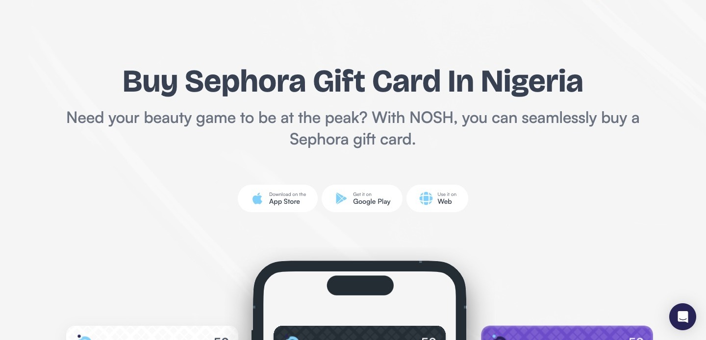 Buy Sephora Gift Card In Nigeria