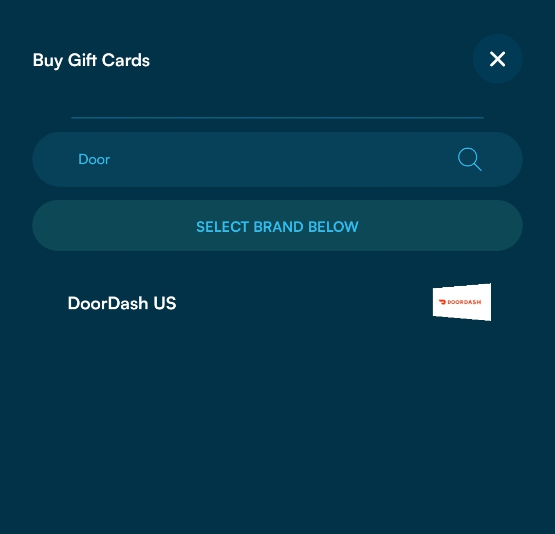 DoorDash gift card - Nosh App
