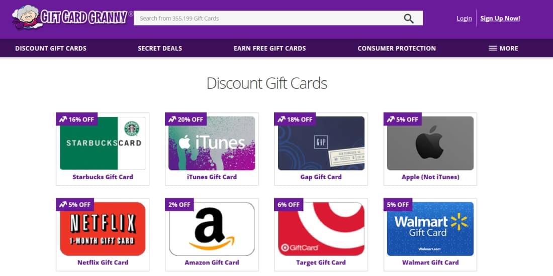 Sites to Purchase Gift Cards